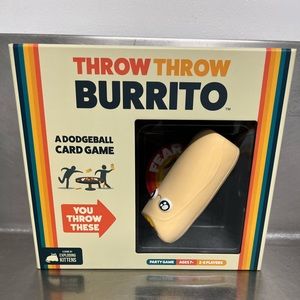 Throw Throw Burrito, A Dodgeball Card Game by Exploding Kittens - NWOT
